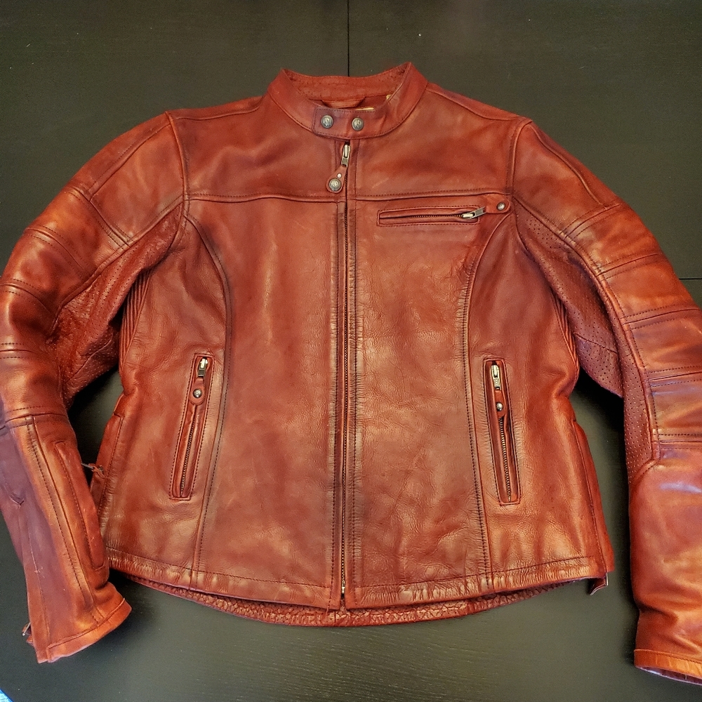 Roland Sands Design Women's Maven Leather Motorcycle Jacket XL